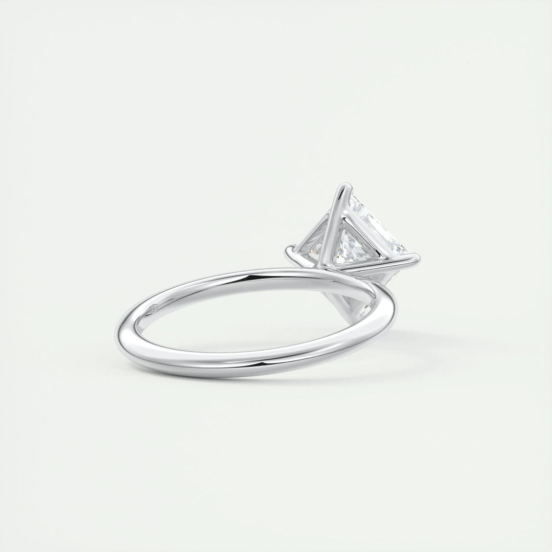 2ct Princess F - VS1 Lab Grown Diamond Solitaire Engagement Ring - Doozy Diamonds
