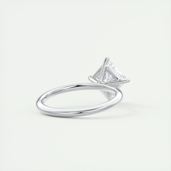 2ct Princess F - VS1 Lab Grown Diamond Solitaire Engagement Ring - Doozy Diamonds