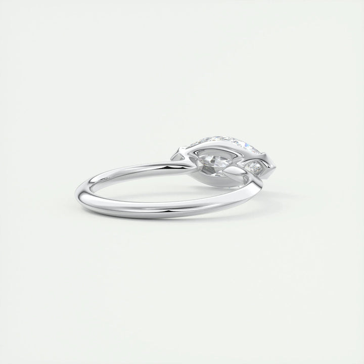 2ct Marquise F - VS1 Lab Grown Diamond Solitaire Engagement Ring - Doozy Diamonds