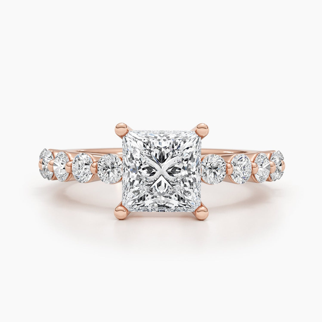 princess bridal ring,