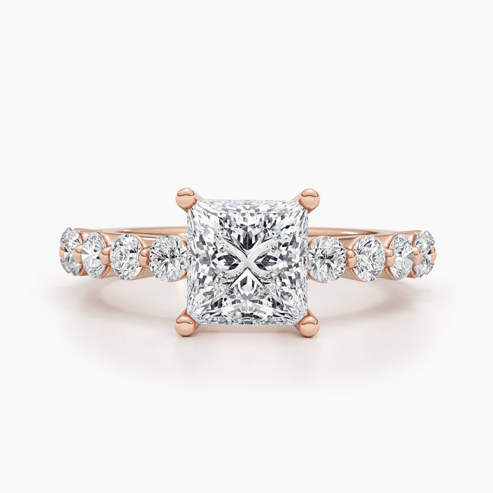 princess bridal ring,