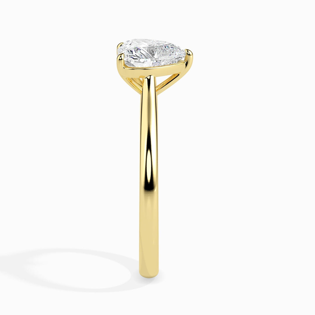 heart bridal ring,