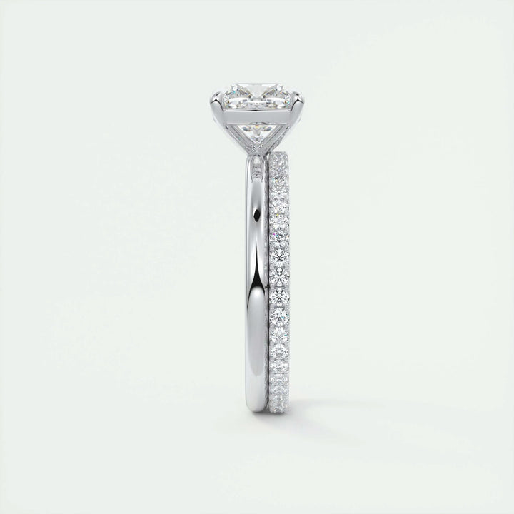 2ct Cushion F - VS1 Lab Grown Diamond Solitaire Engagement Ring - Doozy Diamonds