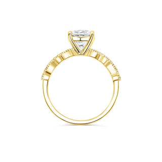 1.80CT Round Cut Solitaire Moissanite Diamond Engagement Ring