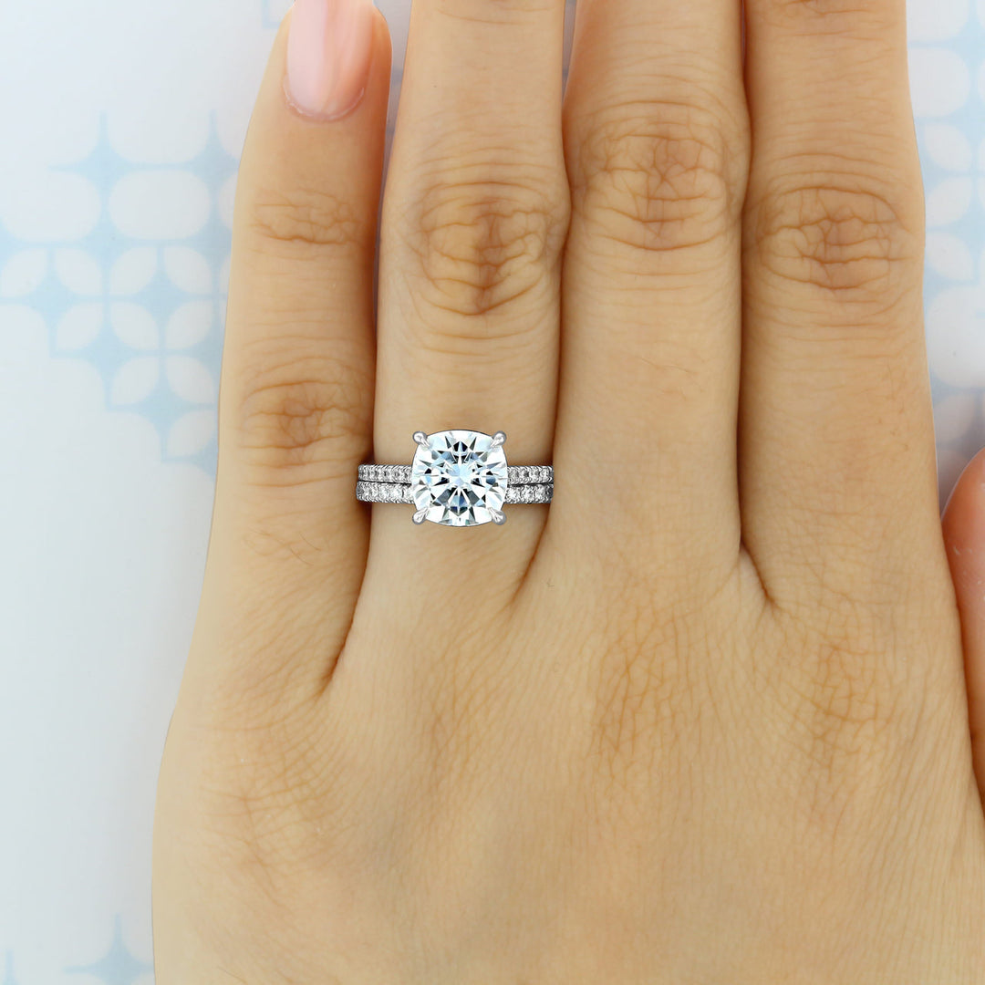 1.5mm Round Brilliant Cut Full Eternity Wedding Band