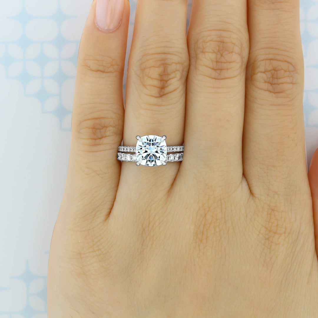2.0mm Round Brilliant Cut Full Eternity Wedding Band