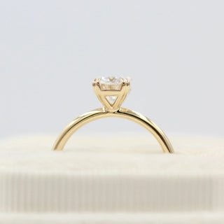 1.22CT Elongated Cushion Solitaire Moissanite Diamond Engagement Ring
