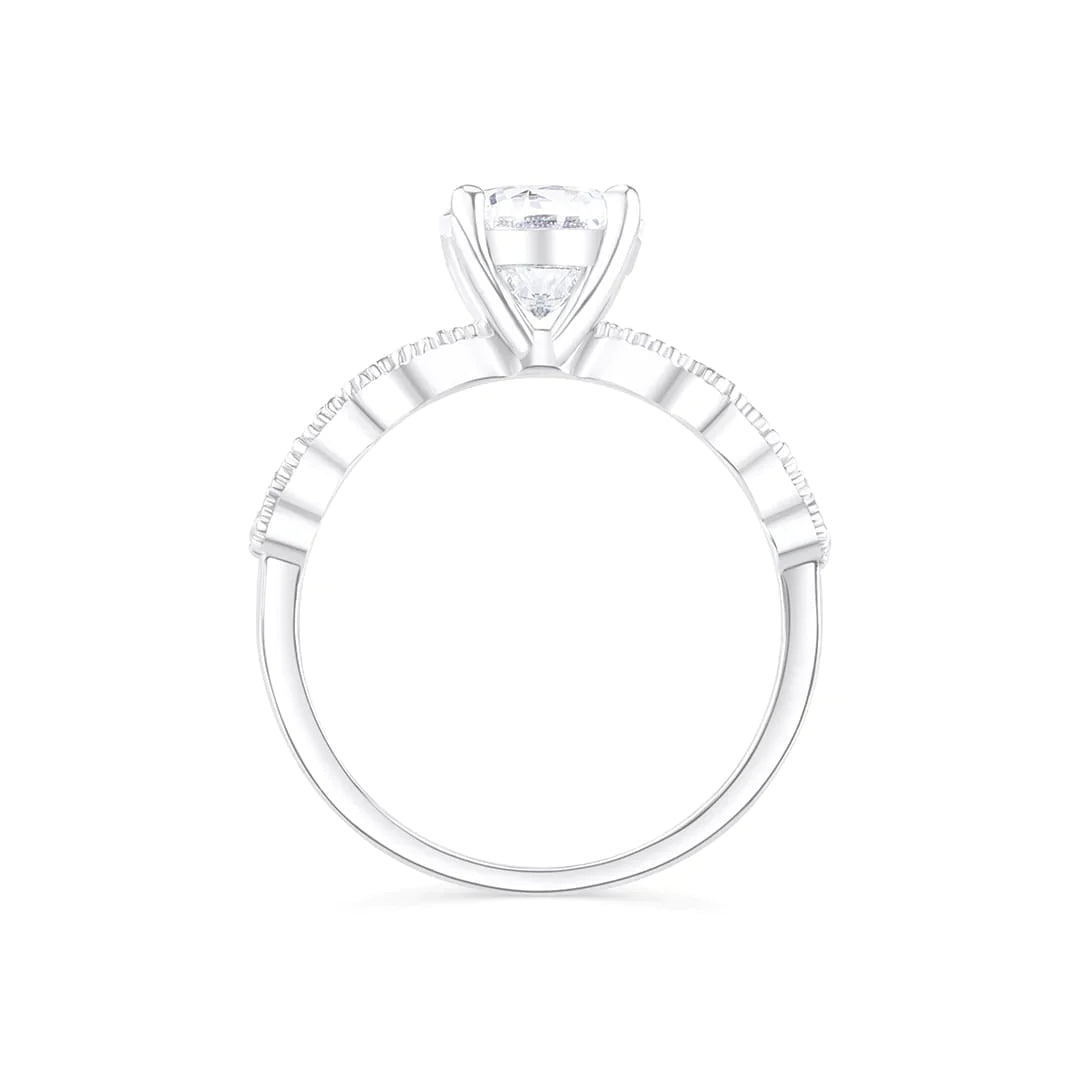 1.80CT Round Cut Solitaire Moissanite Diamond Engagement Ring