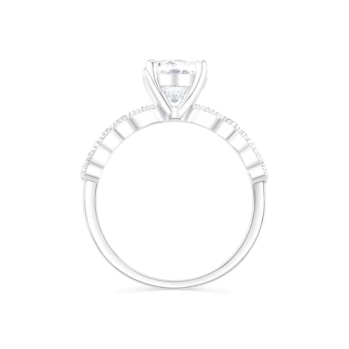 1.80CT Round Cut Solitaire Moissanite Diamond Engagement Ring