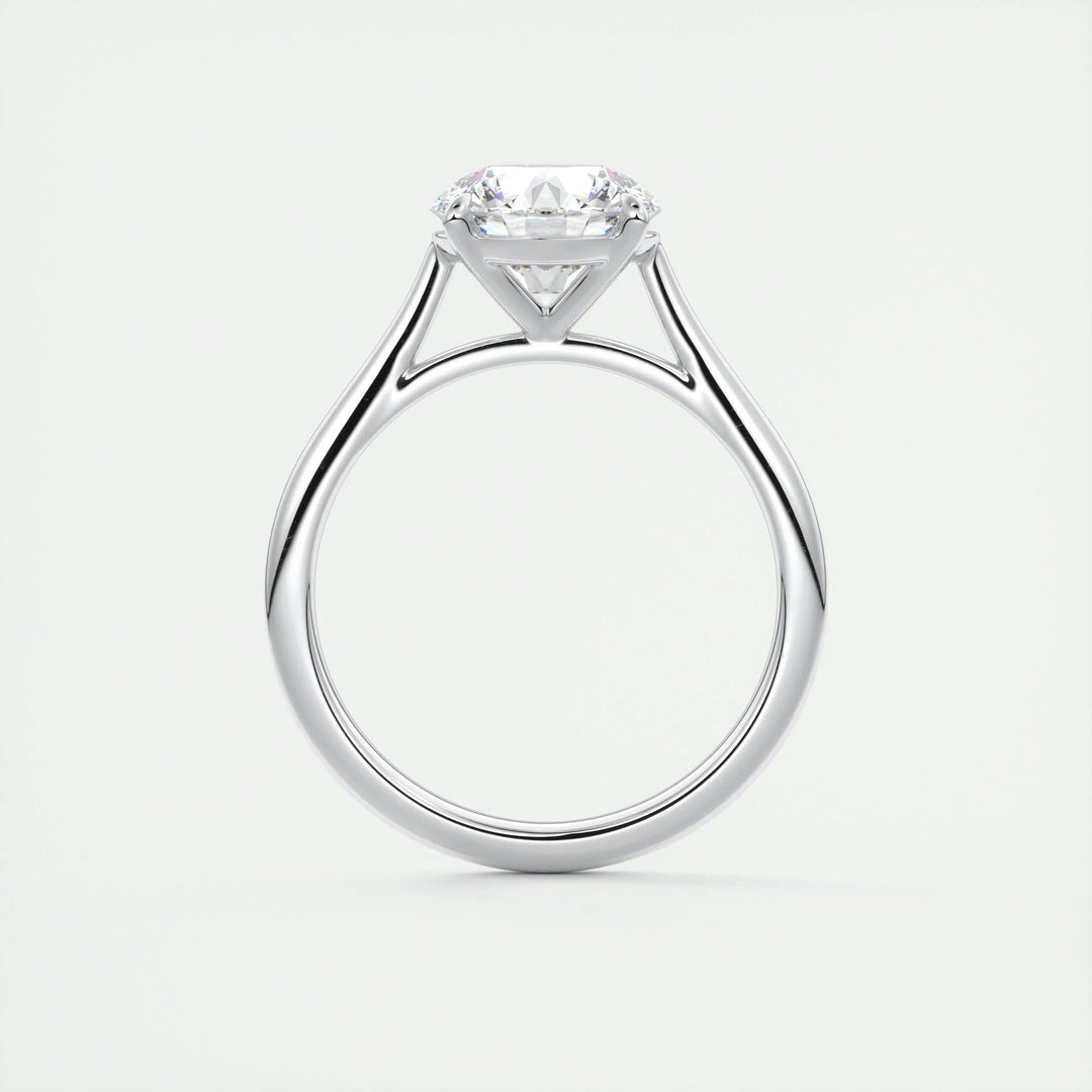 2ct Round F - VS1 Lab Grown Diamond Solitaire Engagement Ring - Doozy Diamonds