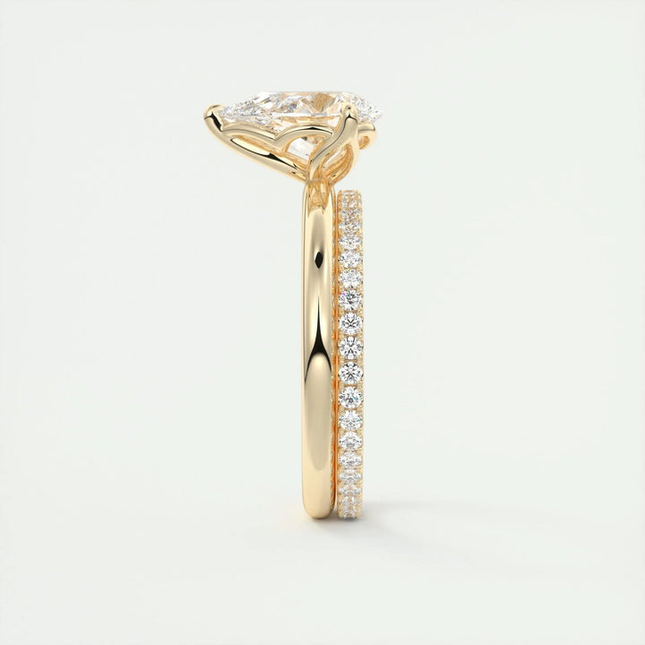 2ct Pear F - VS1 Diamond Solitaire Engagement Ring - Doozy Diamonds