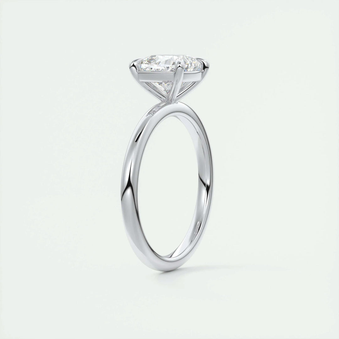 2ct Cushion F - VS1 Lab Grown Diamond Solitaire Engagement Ring - Doozy Diamonds