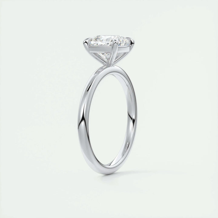 2ct Cushion F - VS1 Lab Grown Diamond Solitaire Engagement Ring - Doozy Diamonds