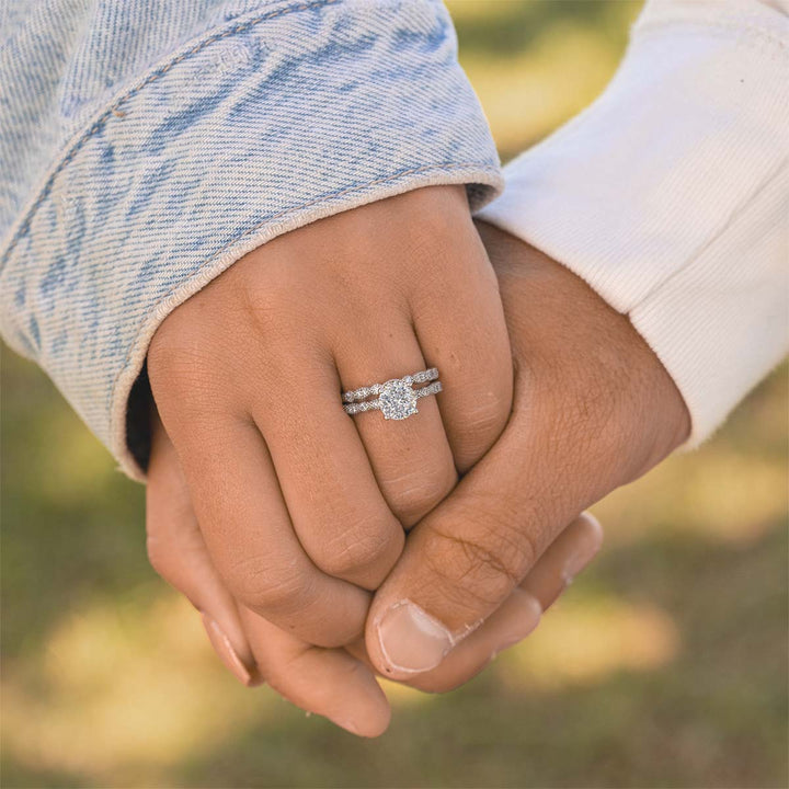 1.80CT Round Cut Solitaire Moissanite Diamond Engagement Ring