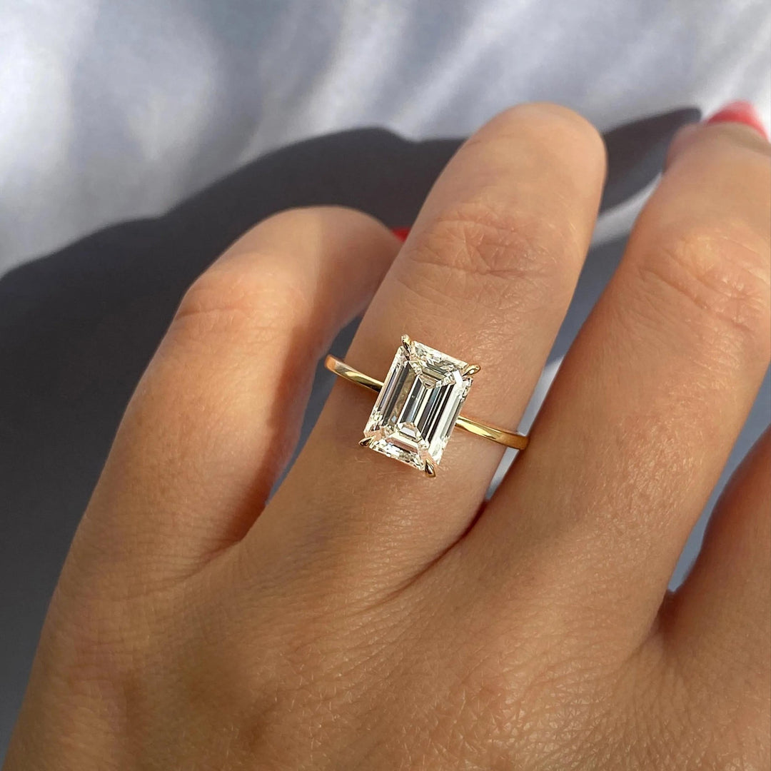 2ct Emerald F - VS1 Lab Grown Diamond Solitaire Engagement Ring - Doozy Diamonds