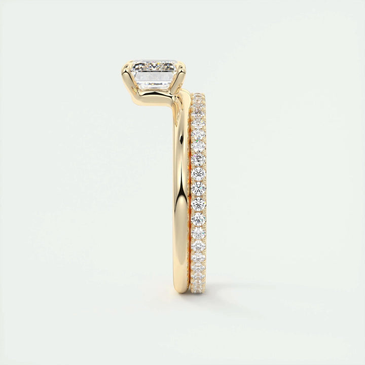 2ct Emerald Cut F - VS1 Lab Grown Diamond Solitaire Engagement Ring - Doozy Diamonds