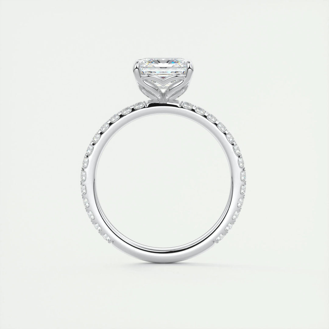 asscher cut romantic jewelry