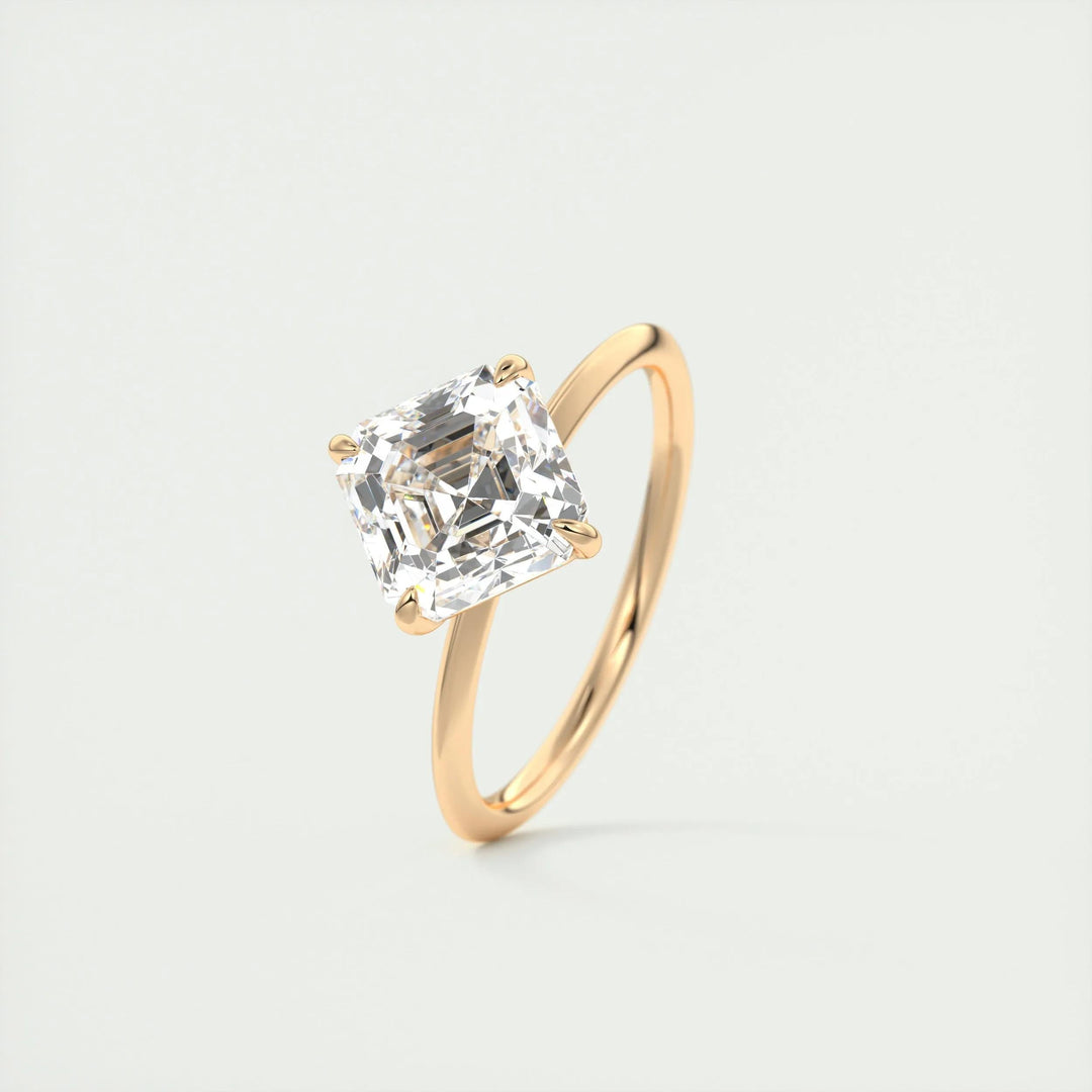 asscher diamond centerpiece