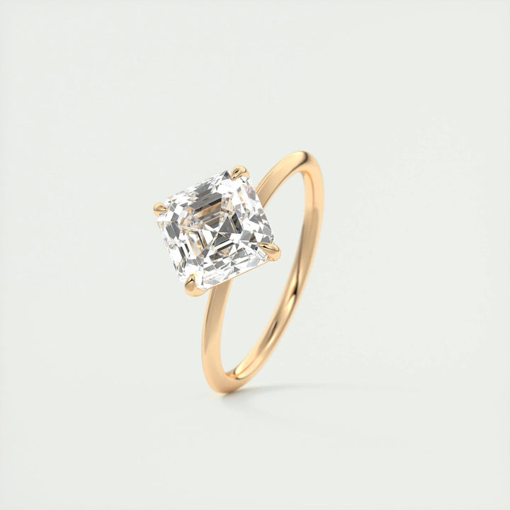 asscher diamond centerpiece