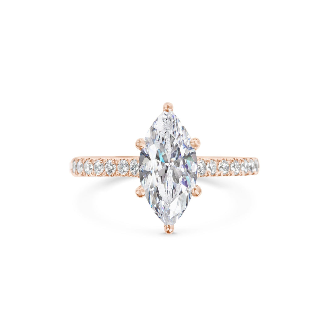 sparkling pave diamond wedding ring