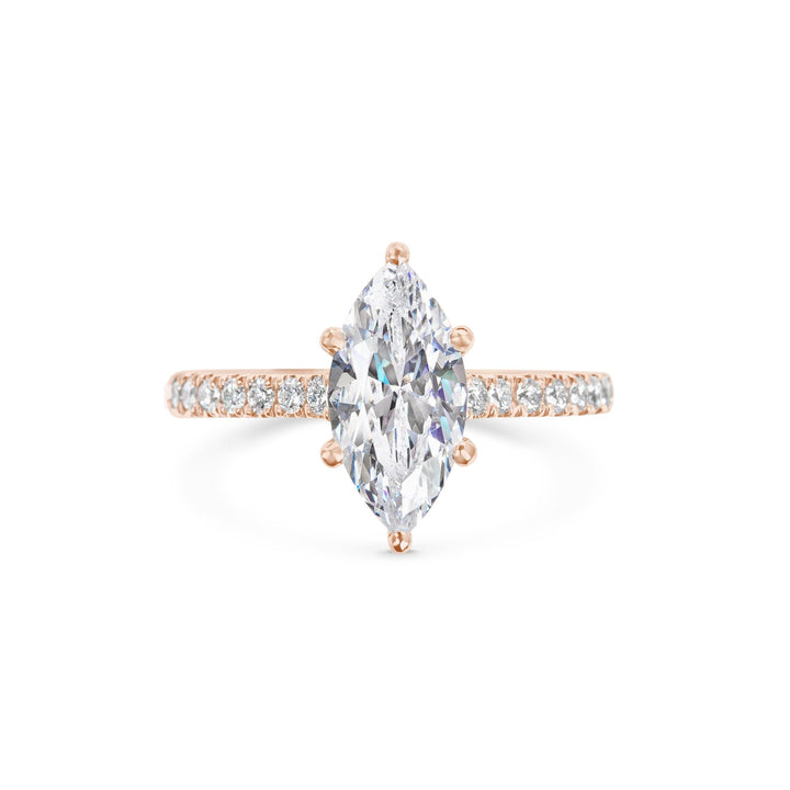 sparkling pave diamond wedding ring