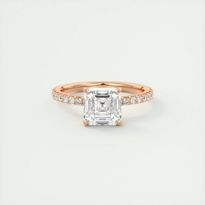 bridal elegance jewelry, asscher