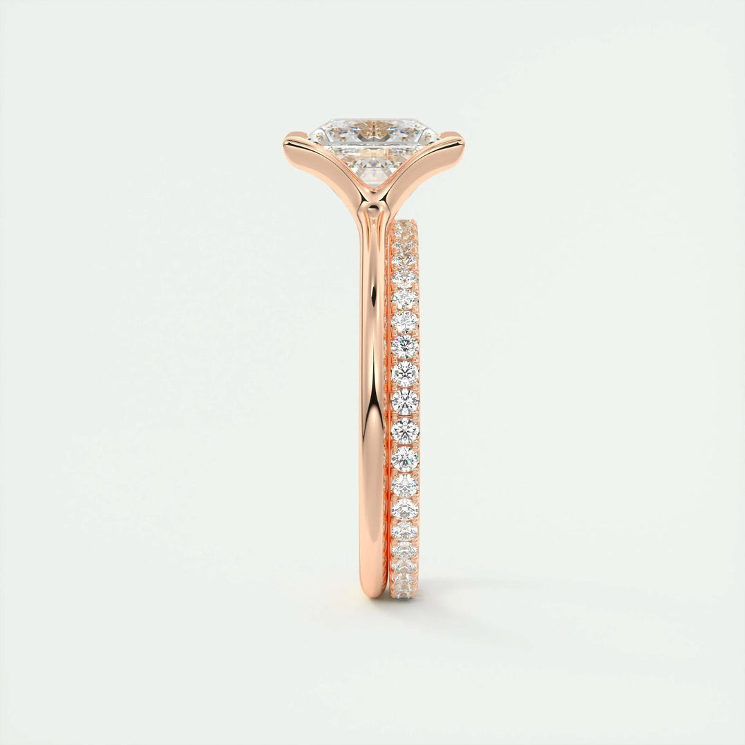 2ct Princess Cut Lab Grown Diamond Solitaire Engagement Ring - Doozy Diamonds