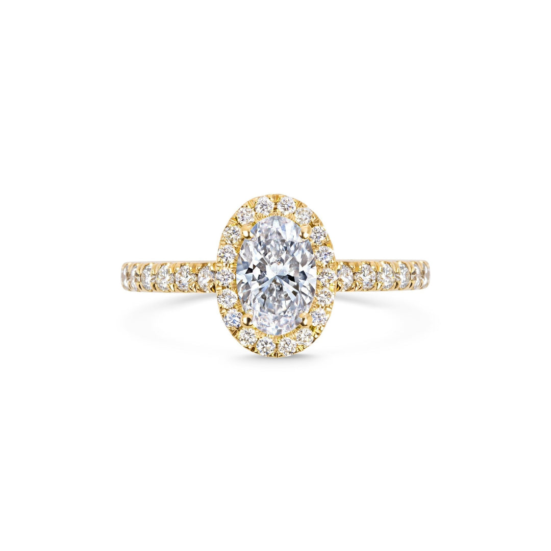 , timeless oval engagement ring