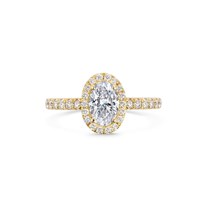 , timeless oval engagement ring