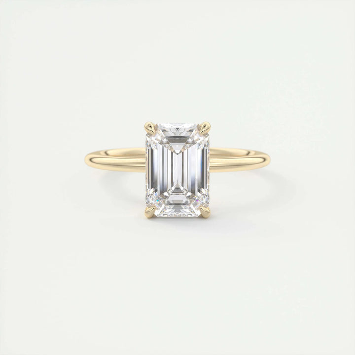 2ct Emerald F - VS1 Lab Grown Diamond Solitaire Engagement Ring - Doozy Diamonds