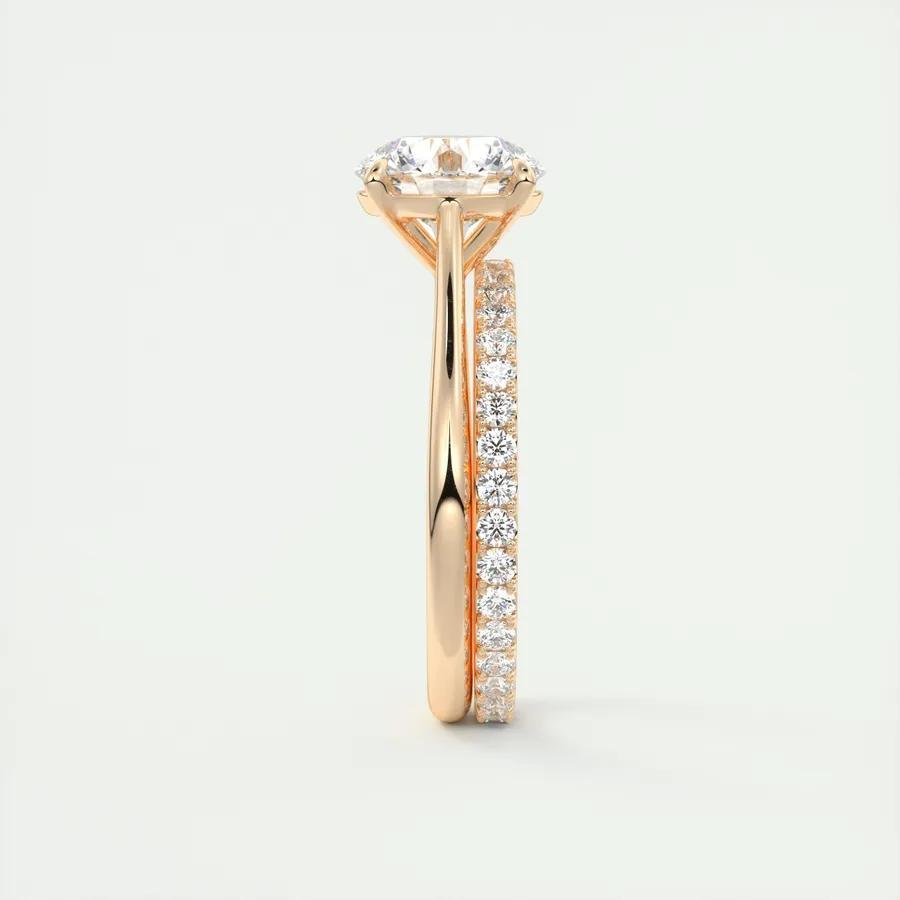 2ct Round F - VS1 Lab Grown Diamond Solitaire Engagement Ring - Doozy Diamonds