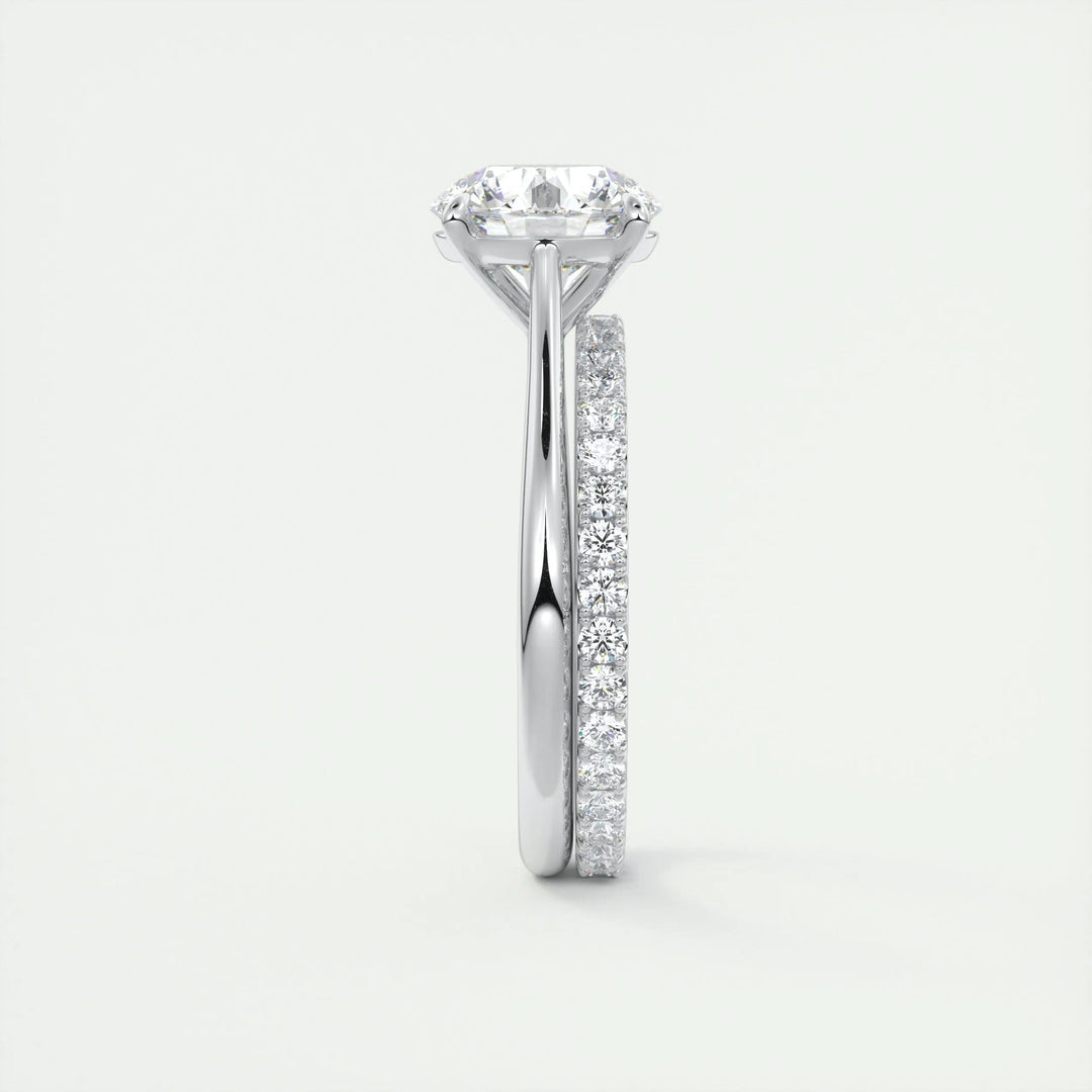 2ct Round F - VS1 Lab Grown Diamond Solitaire Engagement Ring - Doozy Diamonds