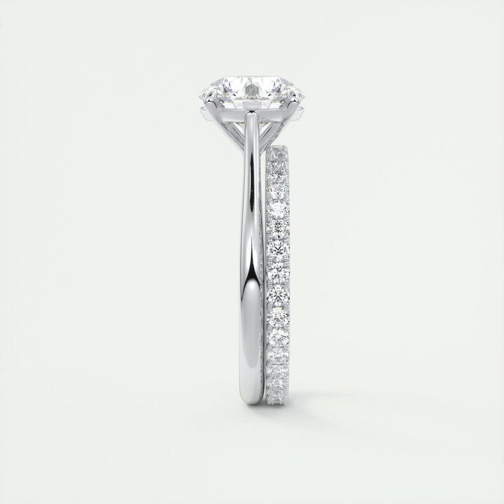 2ct Round F - VS1 Lab Grown Diamond Solitaire Engagement Ring - Doozy Diamonds