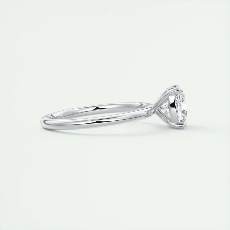 2ct Cushion F - VS1 Lab Grown Diamond Solitaire Engagement Ring - Doozy Diamonds