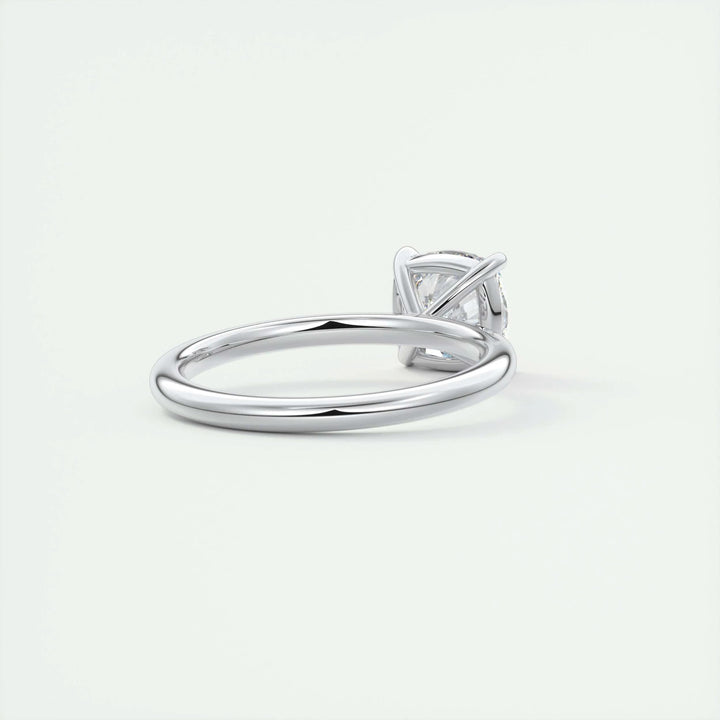 2ct Cushion F - VS1 Lab Grown Diamond Solitaire Engagement Ring - Doozy Diamonds