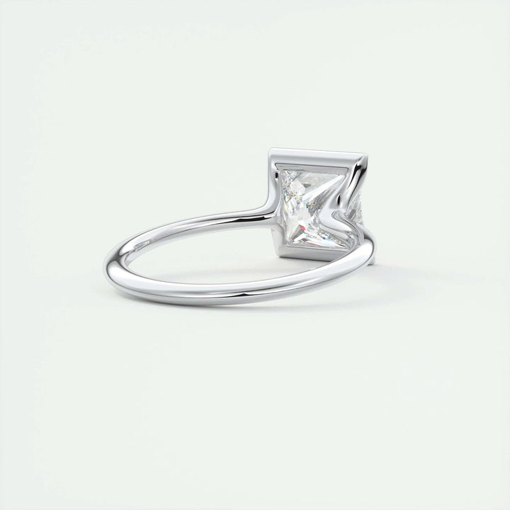 2ct Princess Cut Lab Grown Diamond Solitaire Engagement Ring - Doozy Diamonds