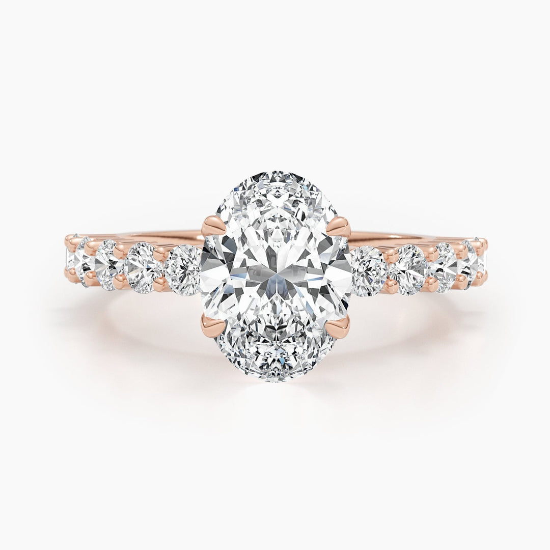 oval diamond statement ring