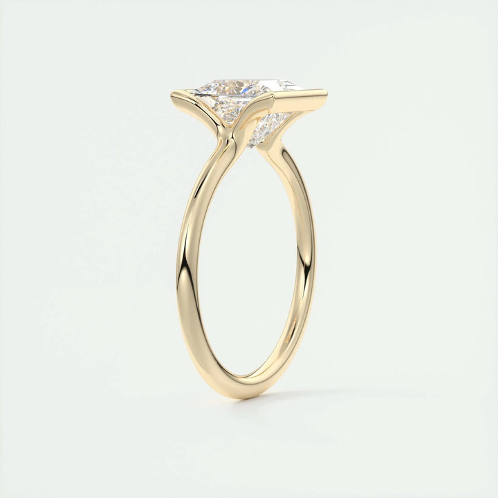 2ct Princess Cut Lab Grown Diamond Solitaire Engagement Ring - Doozy Diamonds