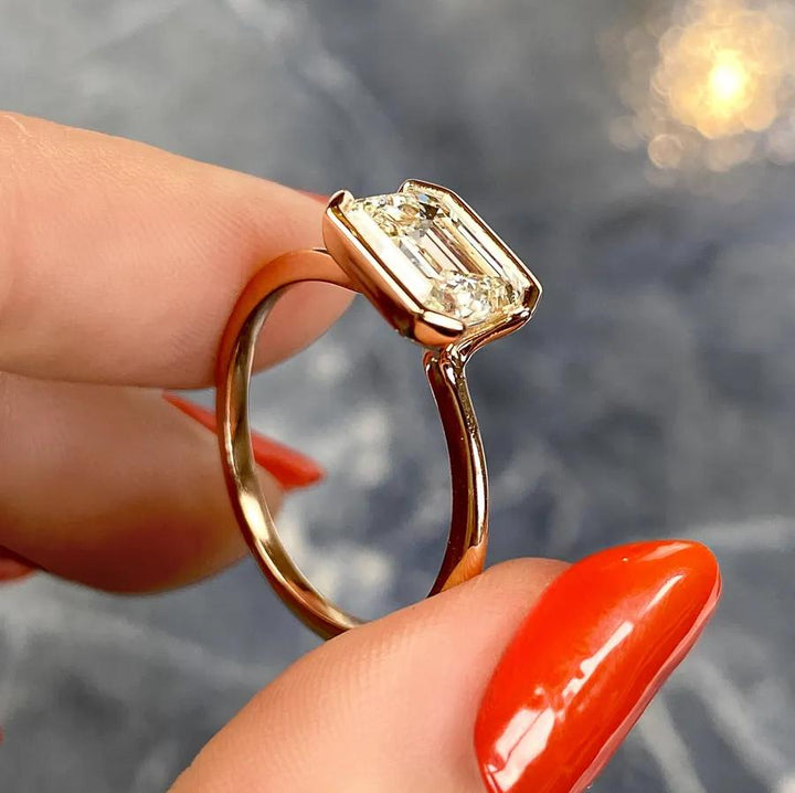 2ct Emerald F - VS1 Lab Grown Diamond Solitaire Engagement Ring - Doozy Diamonds