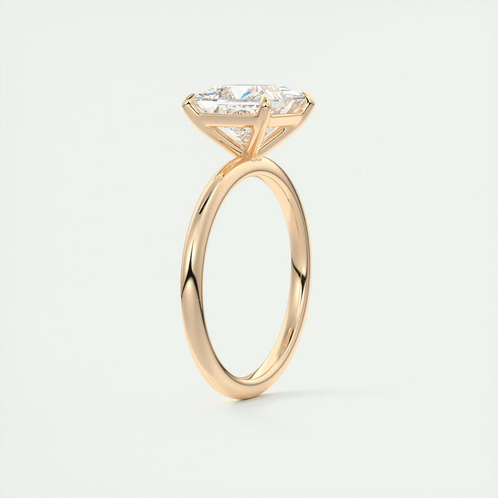 2ct Princess F - VS1 Lab Grown Diamond Solitaire Engagement Ring - Doozy Diamonds