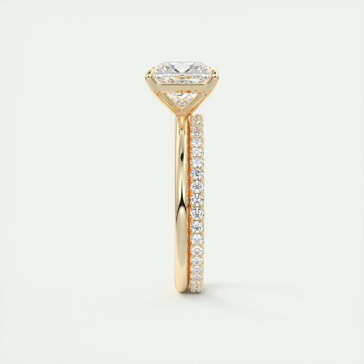 2ct Princess F - VS1 Lab Grown Diamond Solitaire Engagement Ring - Doozy Diamonds