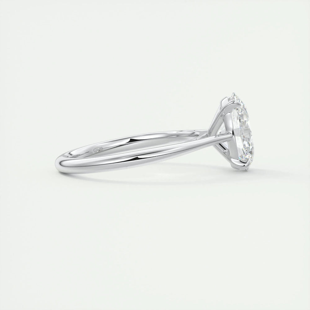 2ct Oval F - VS1 Lab Grown Diamond Solitaire Engagement Ring - Doozy Diamonds
