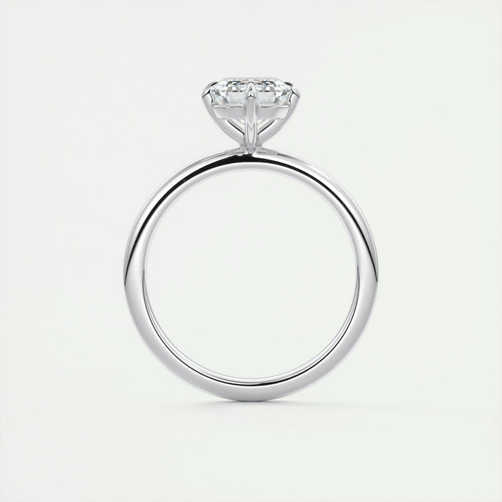2ct Emerald F - VS1 Lab Grown Diamond Solitaire Engagement Ring - Doozy Diamonds