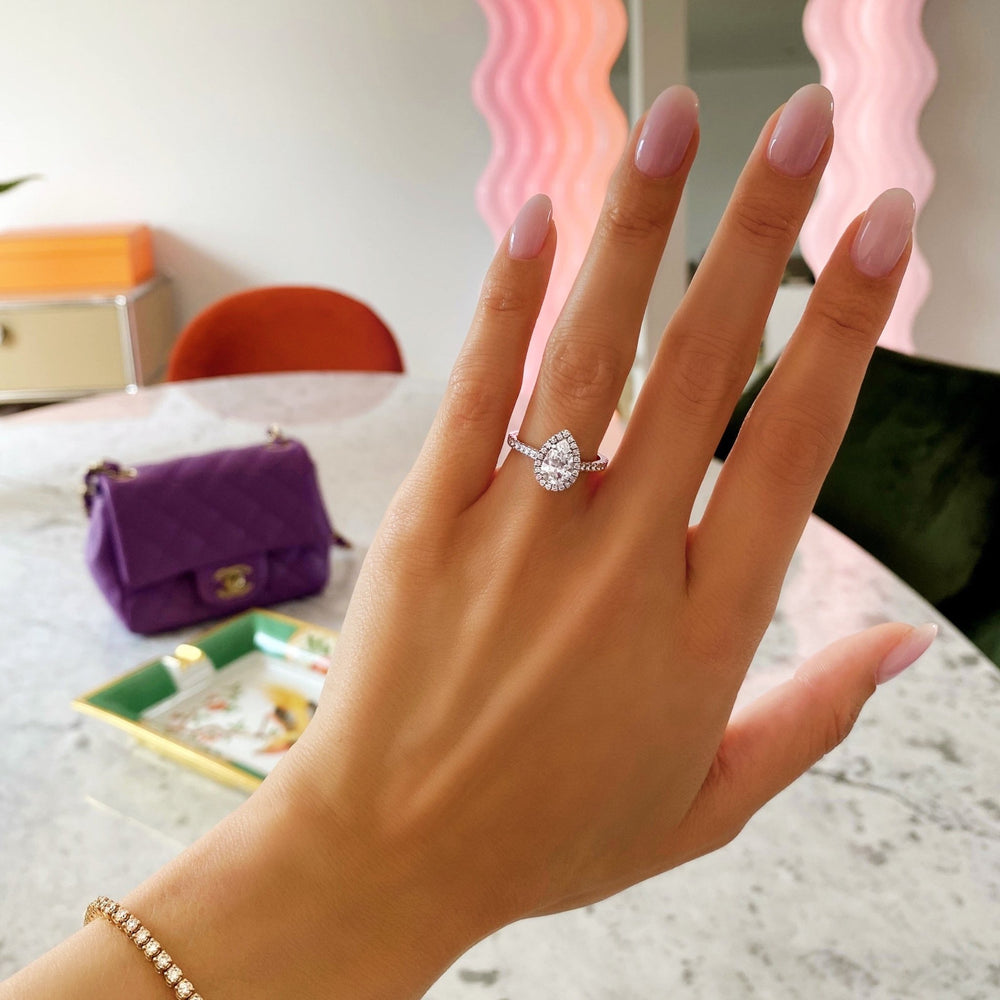 premium pear diamond engagement jewelry