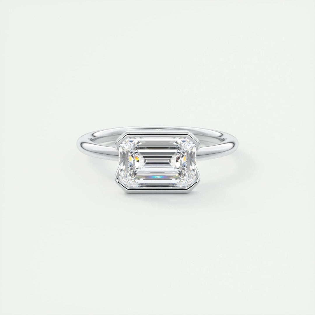 2ct Emerald F - VS1 Lab Grown Diamond Solitaire Engagement Ring - Doozy Diamonds