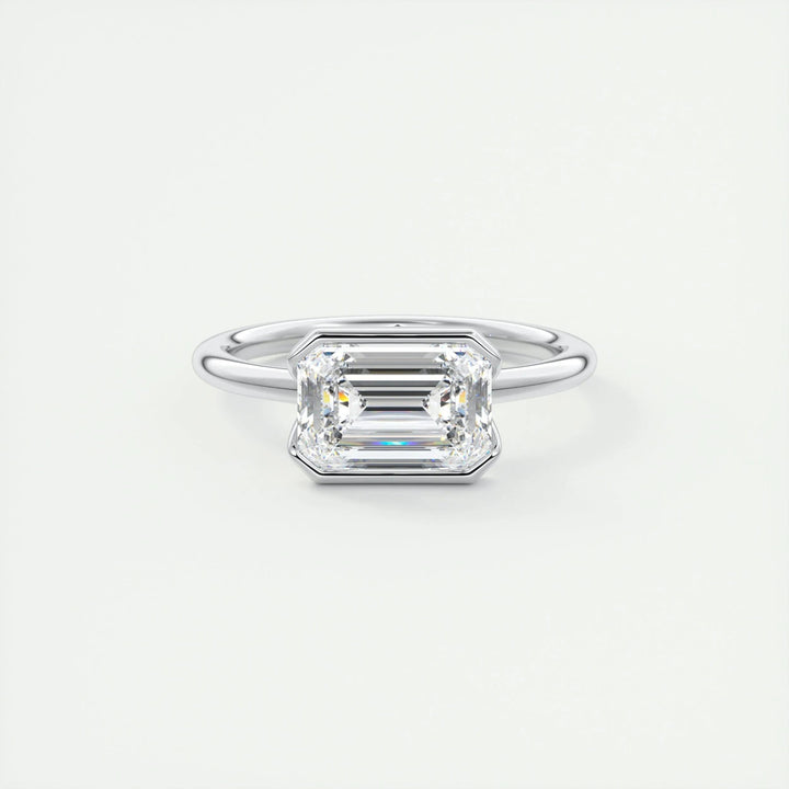 2ct Emerald F - VS1 Lab Grown Diamond Solitaire Engagement Ring - Doozy Diamonds