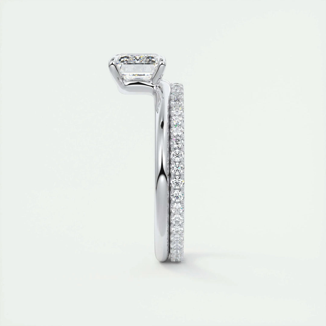 2ct Emerald Cut F - VS1 Lab Grown Diamond Solitaire Engagement Ring - Doozy Diamonds