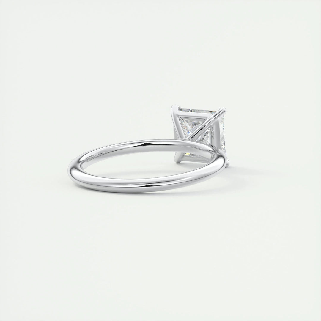 2ct Princess F - VS1 Lab Grown Diamond Solitaire Engagement Ring - Doozy Diamonds