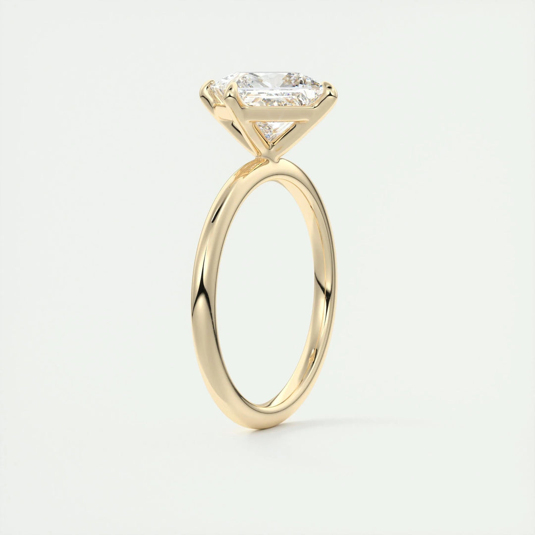 2ct Princess F - VS1 Lab Grown Diamond Solitaire Engagement Ring - Doozy Diamonds