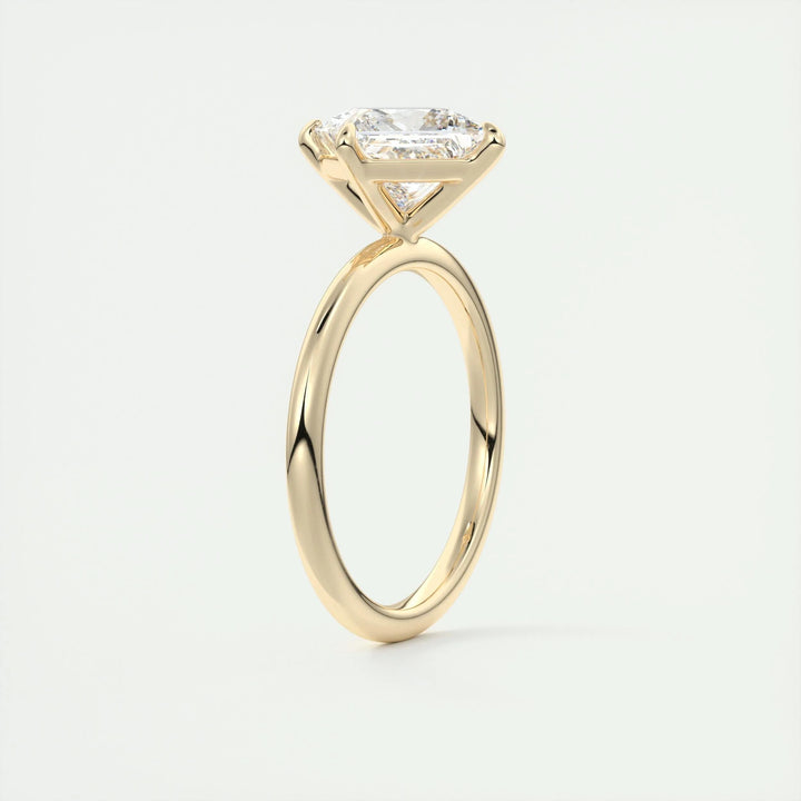 2ct Princess F - VS1 Lab Grown Diamond Solitaire Engagement Ring - Doozy Diamonds